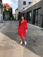 Wickelkleid rot mit Punkten neu Nordrhein-Westfalen - Lage Vorschau