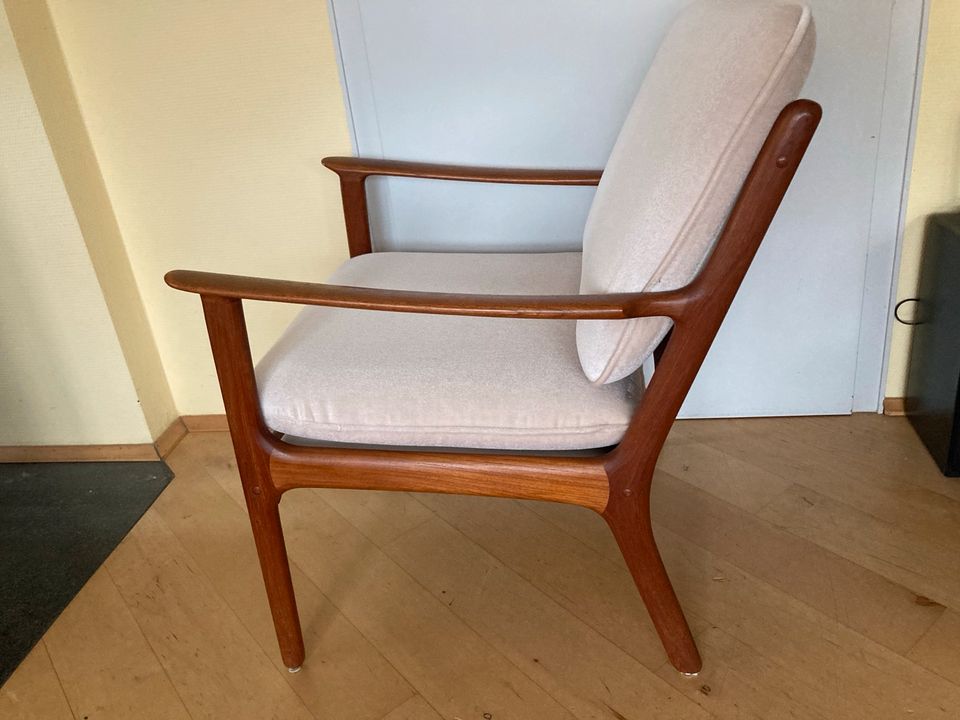 Teak Holz Sessel by Ole Wanscher Poul Jeppesen Danish Easy Chair in Bonn