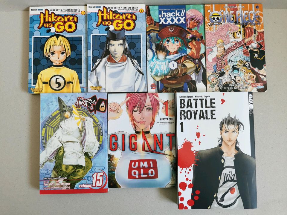Manga Packet, One Piece, Hikaru no Go, hack, Gigant, Battle Royal in Bochum