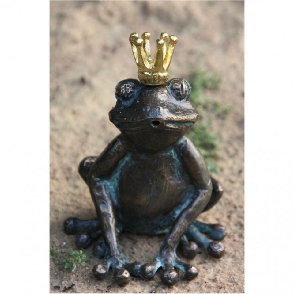 WASSERSPEIER FROSCH KÖNIG aus BRONZE FIGUR GARTEN RO-89017 in Essen