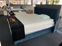 Boxspringbett Bett Doppelbett Hotelbett Samt Blau 180x200 Bielefeld - Stieghorst Vorschau