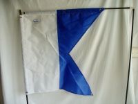 Große Tauchflagge Alpha - Taucherflagge - NEU Schleswig-Holstein - Trittau Vorschau