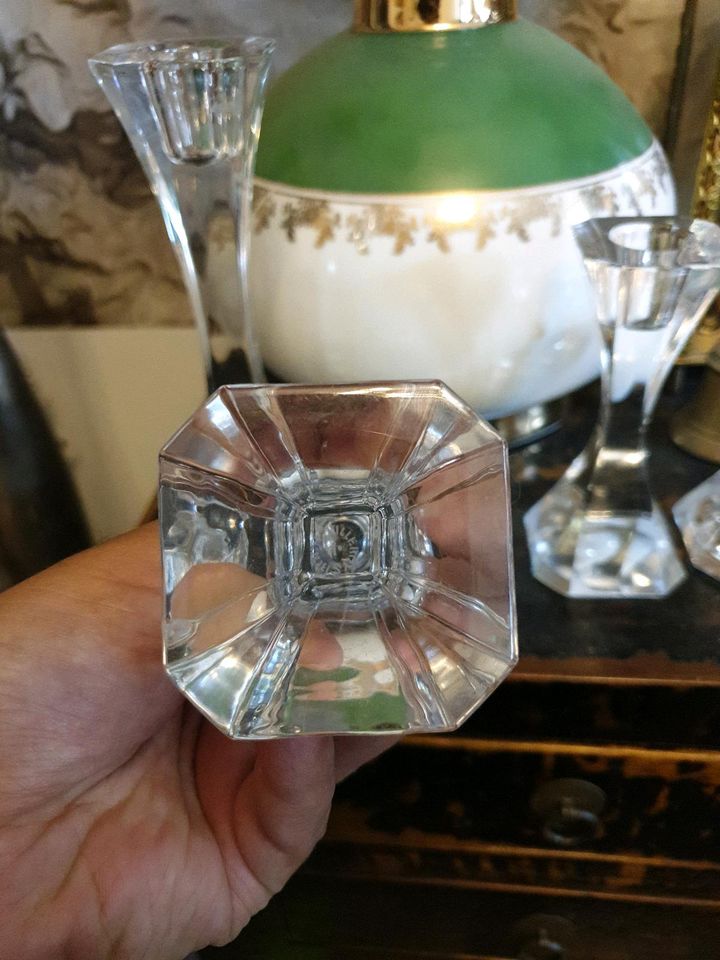 Villeroy & Boch Vintage 4er set Kristall Kerzenständer in Norderstedt