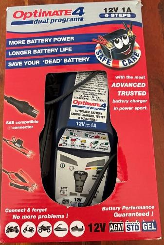tecMATE Optimate 4 Ladegrät f. 12V Batterien, Motorrad, Quad usw. in Rohlstorf 