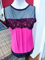 Bodyflirt Top Bluse spitze pink schwarz Gr. 38  neu Bayern - Mantel Vorschau