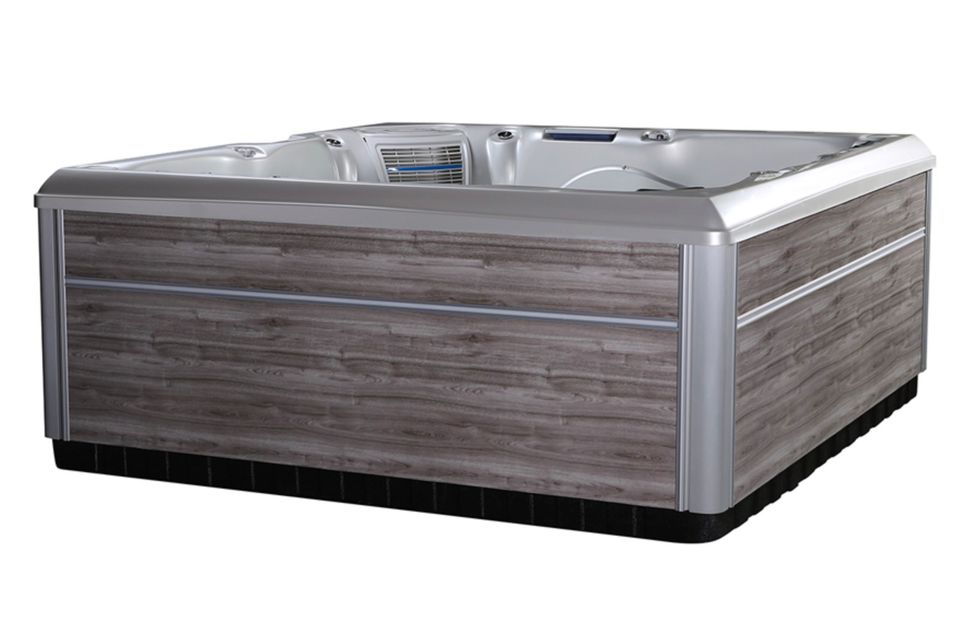 WOLKE7® EVO 5 Whirlpool 230 x 230 cm Jacuzzi Luxus 5 Personen Energiespar BADEFERTIG AUFGESTELLT Luxus in Rheine