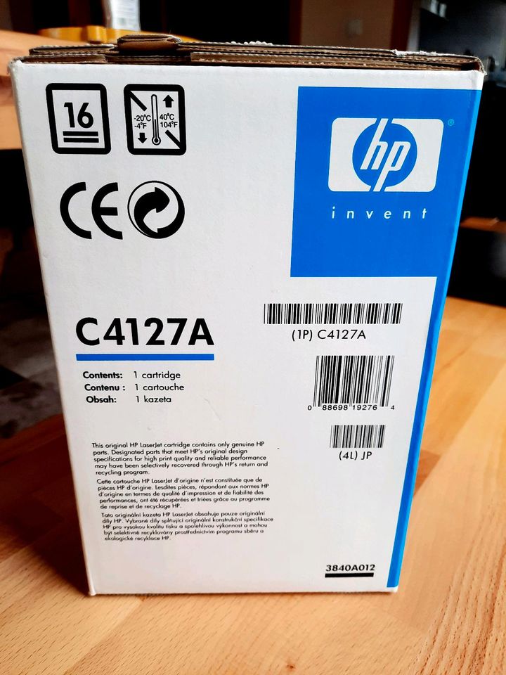 HP Laserjet Toner 27A original verpackt! in Groß-Zimmern