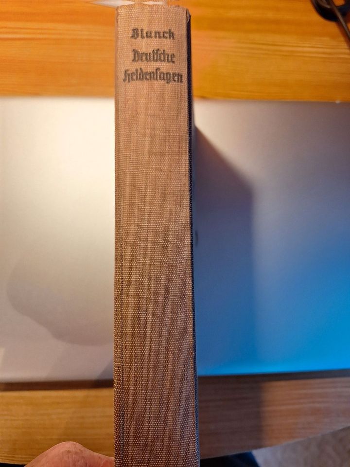 Antikes Buch "Deutsche Heldensagen" von 1918 in Chemnitz