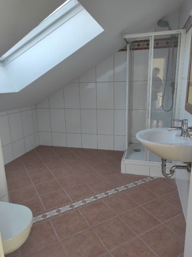 Alles zusammen: Maisonette- Wohnung mit Balkon sowie Badewanne und Dusche mitten in der Innenstadt in Halle