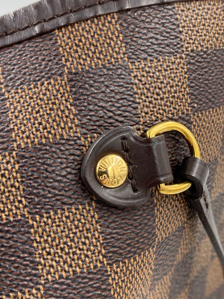 LOUIS VUITTON Neverfull GM Damier Ebene mit Pochette Tasche Handtasche Shopper in München