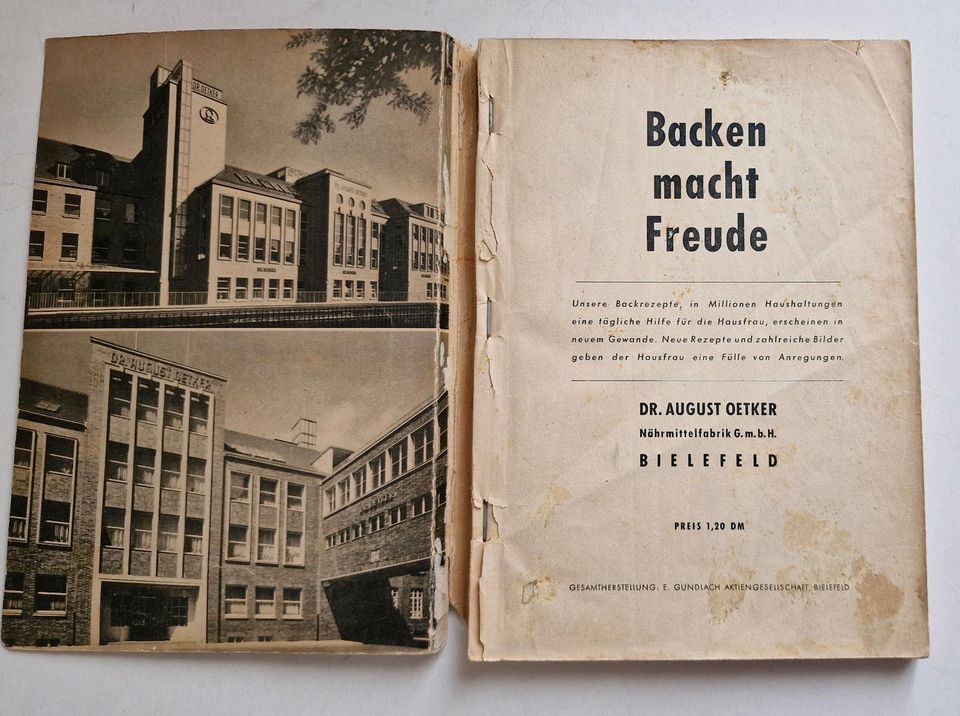 Kochbücher, historisch, Vintage in Leimen