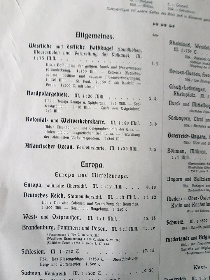Volks- und Familienatlas von 1901 - in Dresden