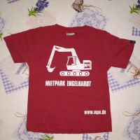 Tshirt rot Bagger Kinder Gr.  128 Stuttgart - Zuffenhausen Vorschau