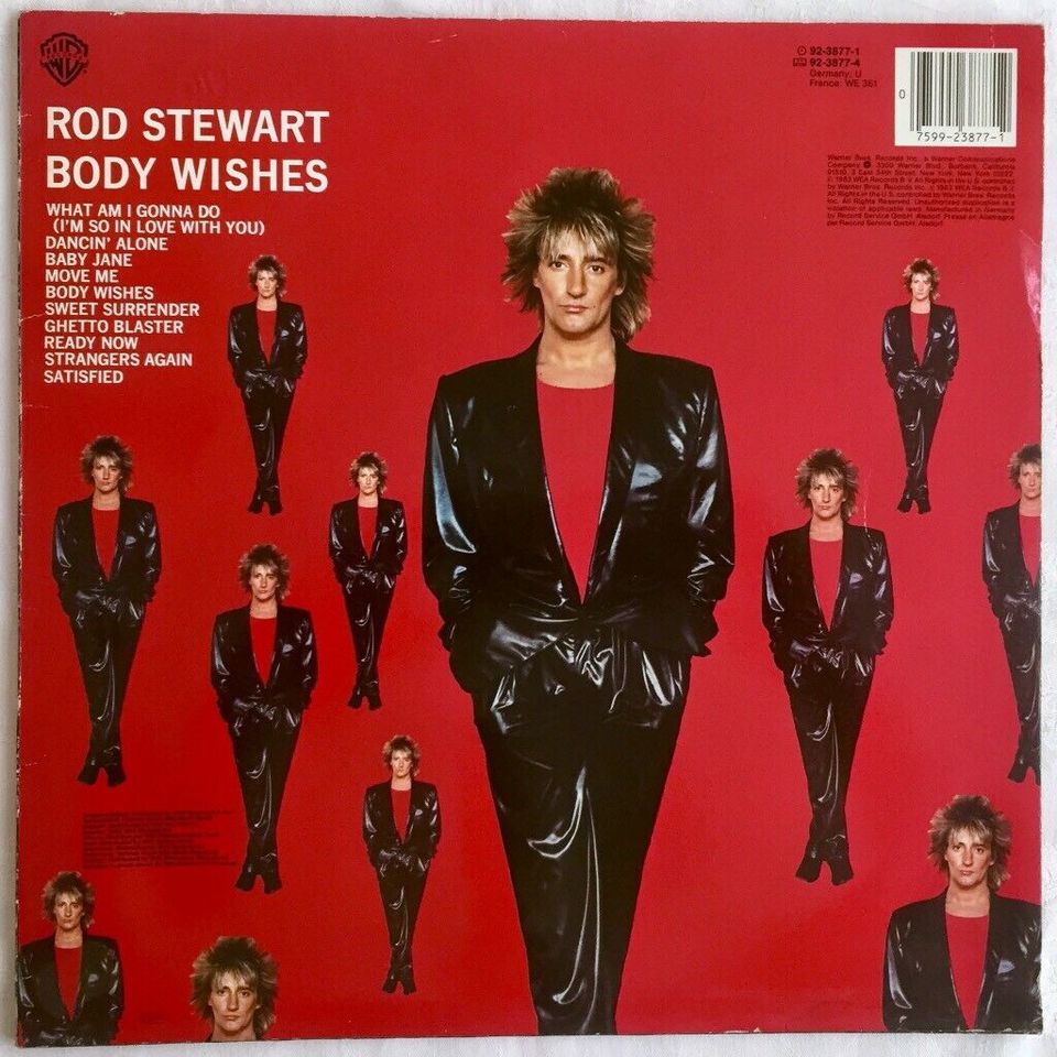 LP Vinyl Schallplatte Rod Stewart Album Body wishes in Ludwigshafen
