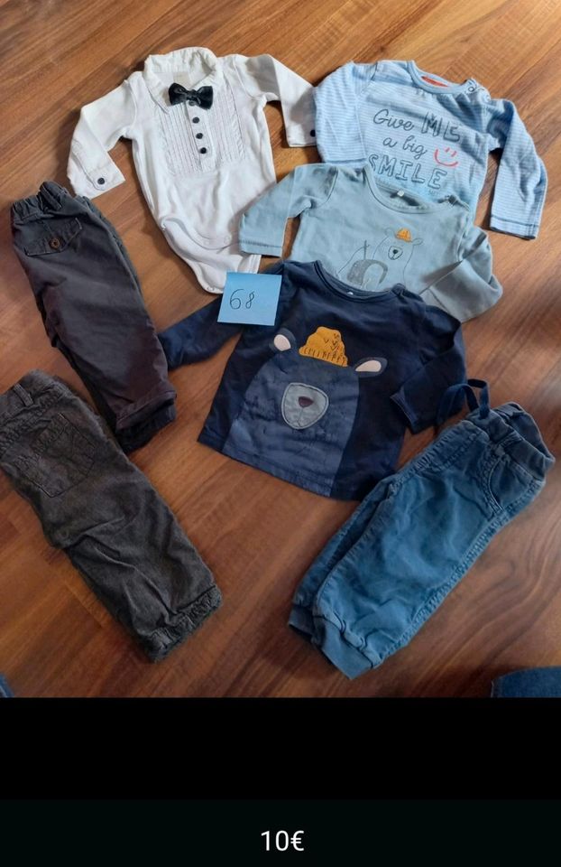 Kleiderpaket T-Shirt Jeans Hosen 50/62/68/80/86/92/98//122 in Affing