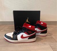 Nike Air Jordan 1 Mid white gym red black Gr. 41 schwarz rot Baden-Württemberg - Appenweier Vorschau