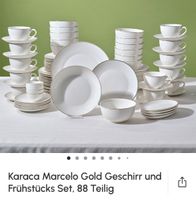 Karaca Marcelo Gold Geschirr und Frühstücks Set, 88 Teilig Kreis Pinneberg - Holm Vorschau