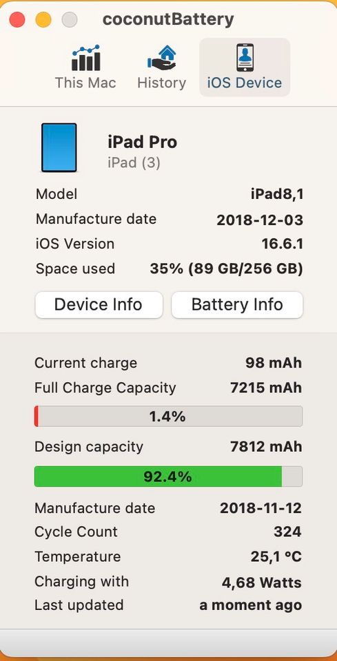 Ipad Pro 11 2018 - 256 GB spacegrey - sehr guter Zustand in Frankfurt am Main