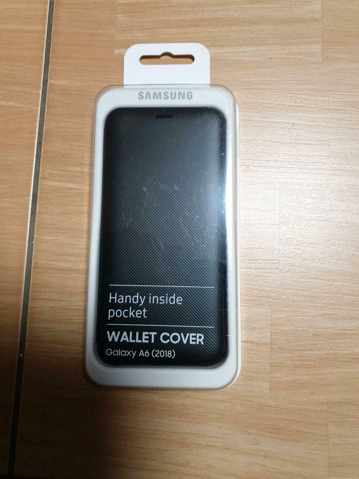 Handy inside pocket,  wallet cover - Galaxy A6 2018 in Börger