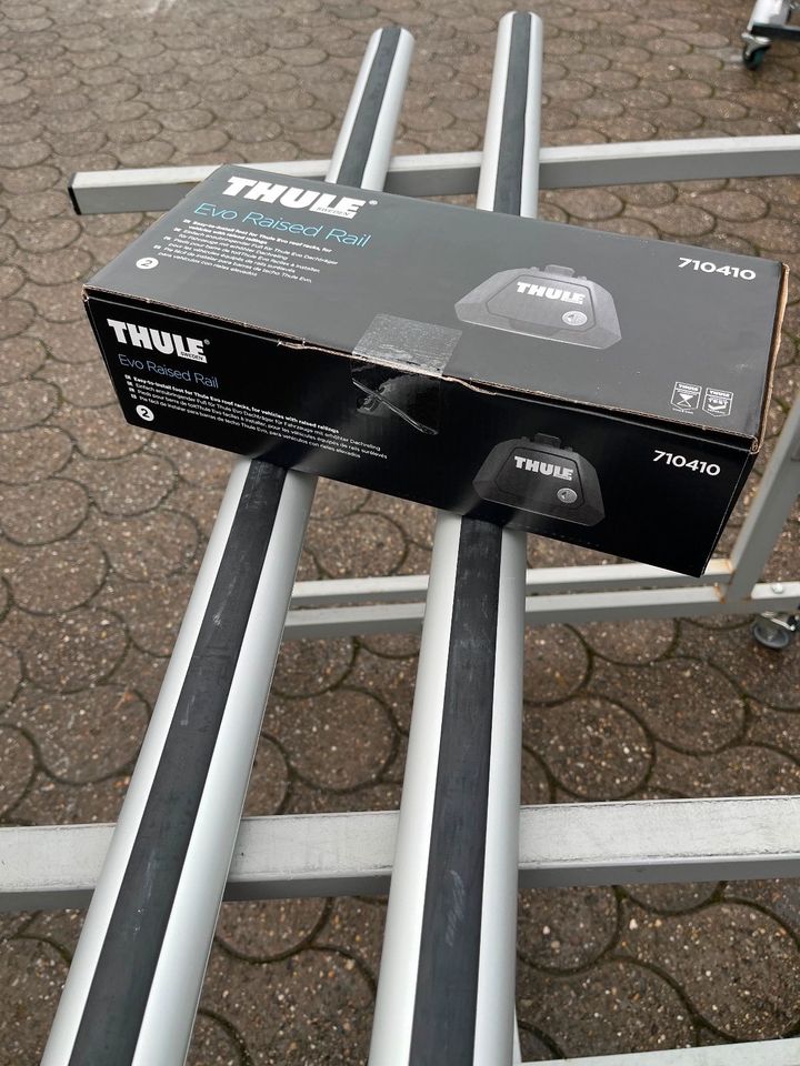 THULE DACHTRÄGER 7104 710410 AeroBar 135 VW Caddy V 5 Typ SB NEU in Estenfeld