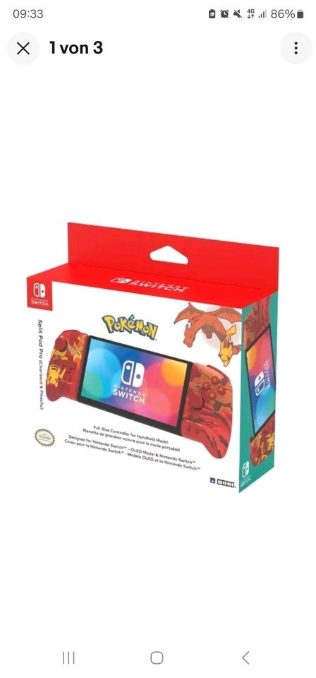 Nintendo switch hori split Pokémon ab sofort abzuholen in Bad Honnef