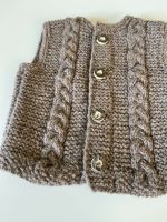 Trachtenstrickweste Handgestrickt. Gr. 68.  100% Wolle Bayern - Bayerbach b Ergoldsbach Vorschau