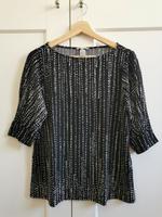 schwarzes Oberteil mit weißen Punkten von H&M, Größe S Bayern - Abensberg Vorschau