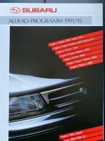 Prospekt Subaru Programm inkl. Legacy, 1800, Justy 1991 Nordrhein-Westfalen - Mettmann Vorschau