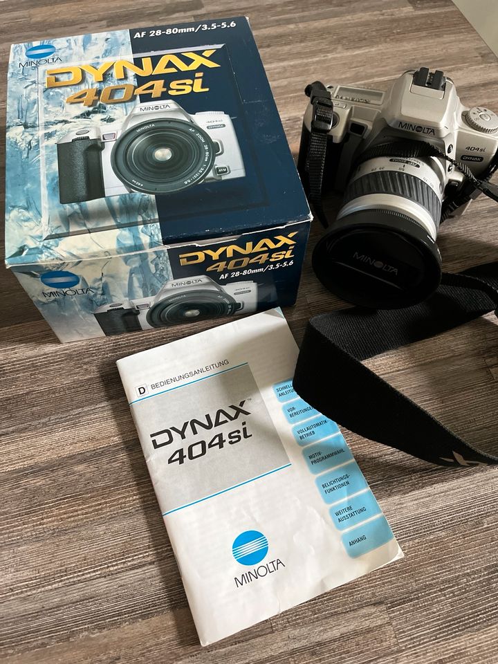 Kamera Fotoapparat Minolta Dynax 404si Spiegelreflexkamera analog in Neustrelitz