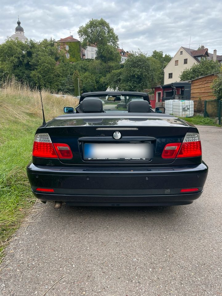 BMW 320cd Cabrio TÜV neu Vollausstattung in Heidenheim Mittelfr