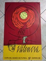 Fußball WM Spanien 1982 Poster "Valencia" / "Zaragoza" Rheinland-Pfalz - Bollendorf Vorschau