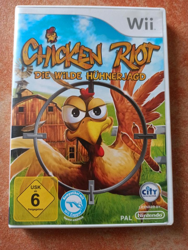 Wii Spiel Chicken Riot in Vohburg an der Donau