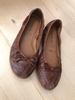 Ballerina Tamaris Croco Design Gr. 36 Hessen - Limburg Vorschau