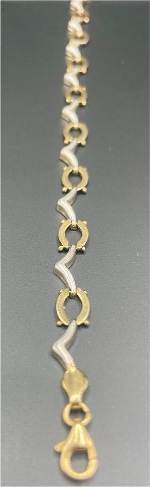 Damen Gold Schmuck Bicolor Gold Armband in 8 Karat 333 Gold in Ahaus