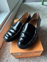 Tods Damenschuhe Loafer Mokkasins 37,5 Lack schwarz mit Beutel München - Moosach Vorschau