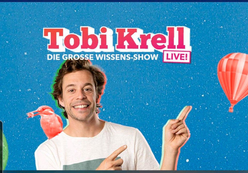 SUCHE: 2-3 Tickets für Tobi Kreĺl Wissensshow in Nürnberg/Fürth in Nürnberg (Mittelfr)