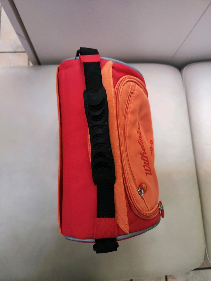 Trolleytasche von Jako-o orange rot mit Reflektorstreifen in Hainrode (Hainleite)