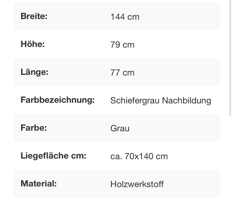 Gitterbett Vito Mira grau in Bodelshausen