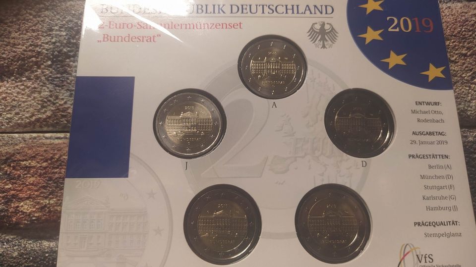 BRD 2-Euro-Gedenkmünzenset Bundesländer 2006-2021 + 3 Extra in Braunfels