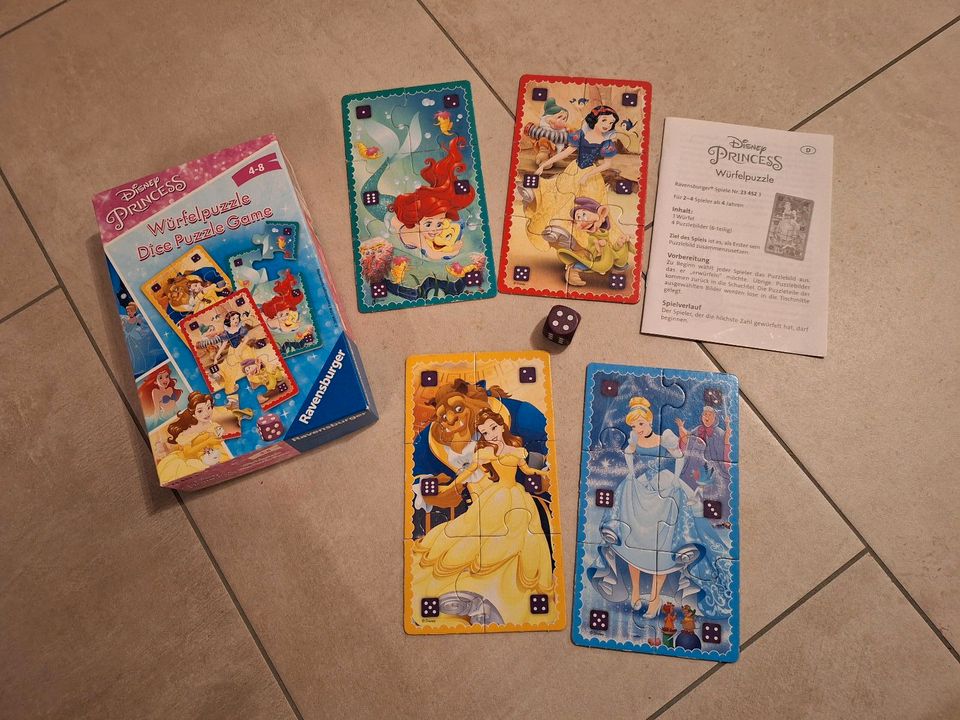 Puzzlespiel / Würfelpuzzle - Disney Prinzessin ab 4 Jahren in Sittensen