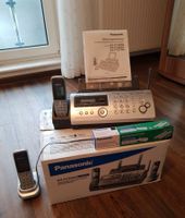 Panasonic Faxgerät mit 2 Schnurlostelefonen und Anrufbeantworter Hessen - Wiesbaden Vorschau