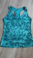 Asics Sport-Top, Shirt, blau gemustert, Gr. L, sehr guter Zustand Hohe Börde - Irxleben Vorschau