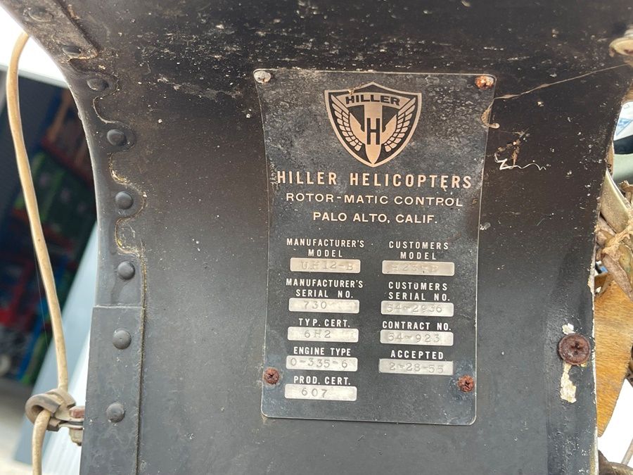 Hiller UH12 / echter Hubschrauber / mit Motor / Teileträger in Hinterschmiding