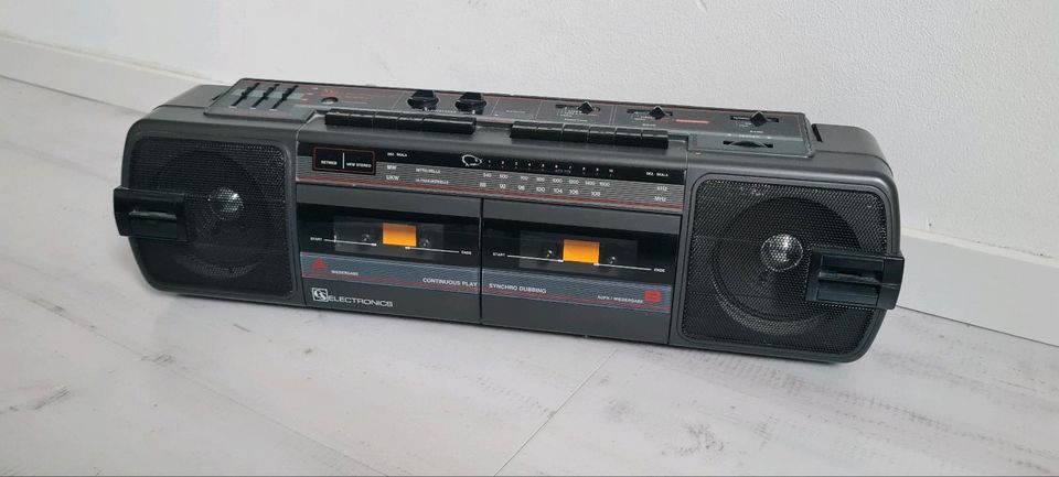 Radio Kassette Doppeldeck fm am Equalizer boom Box Ghettoblaster in Olpe