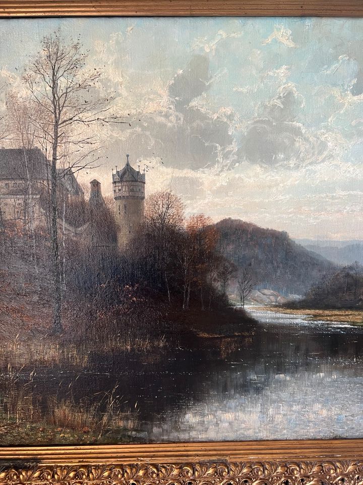 Ölgemälde Ölbild Gemälde Altes Bild Elmar von Eschwege , Weimar in Karstädt Prignitz