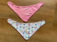 Baby Mädchen Bandana / Halstuch Set rosa / weiß geblümt Hessen - Bad Camberg Vorschau