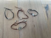 Set Lederarmbänder mit braunem und schwarzem Band Hessen - Vöhl Vorschau