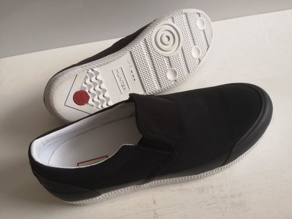 Damen Schuhe Loafers Slip-On HUNTER Gr 39 schwarz in Duisburg