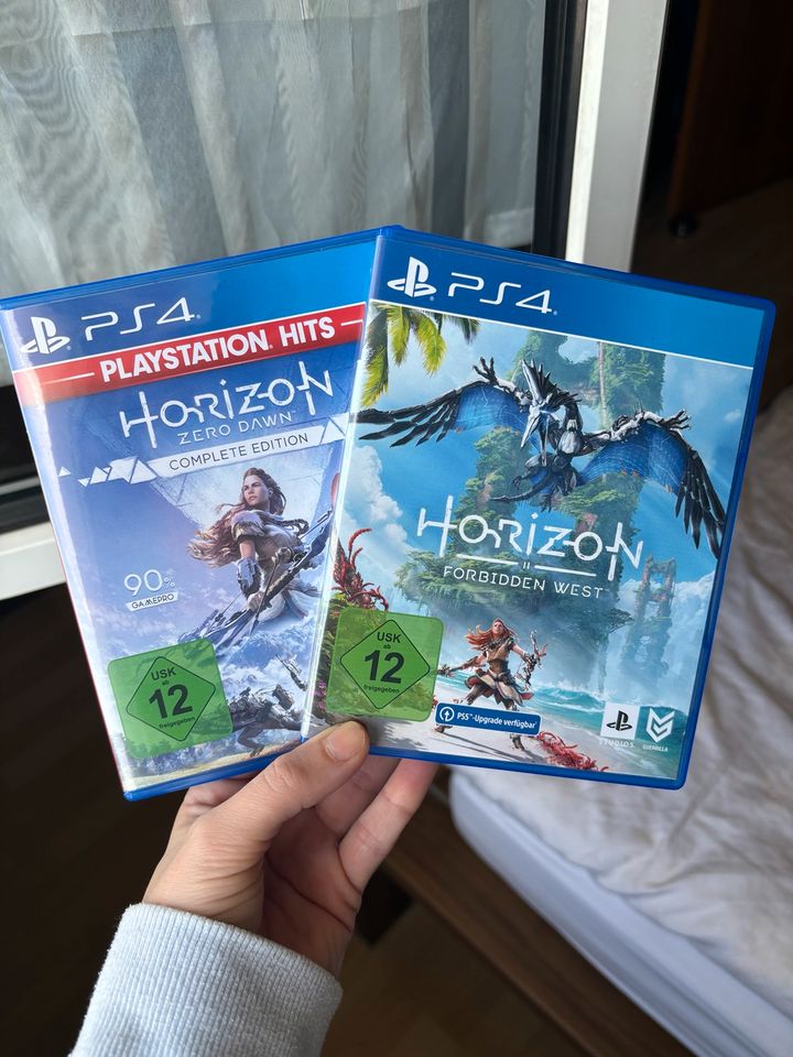 Horizon Zero Dawn und Forbidden West set fur PS4 (Neuwertig) in Maxhütte-Haidhof