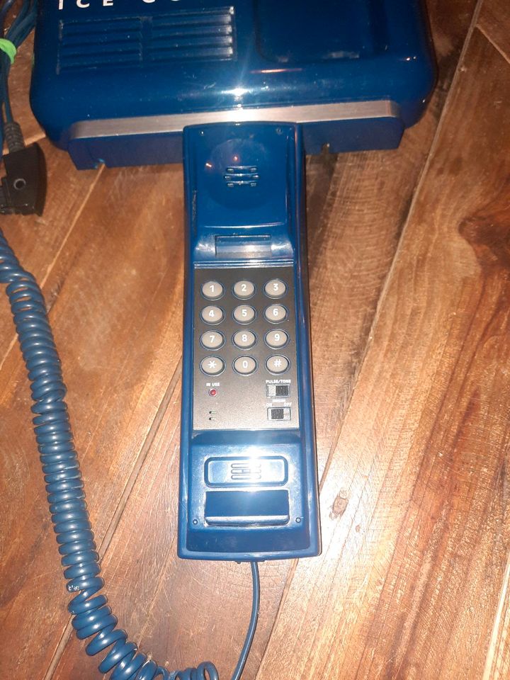 Pepsi Pepsi-Cola Telefon Retro Vintage voll funktionsfähig blau in Geestland